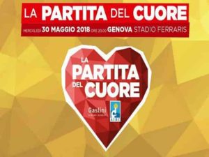 foto locandina partita del cuore 2018