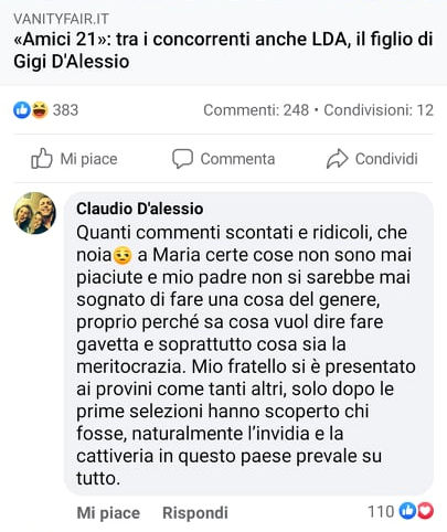 LDA amici fratello claudio