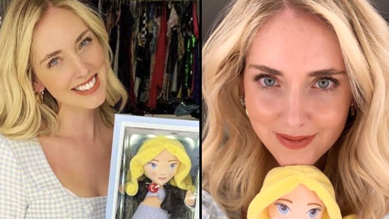 Chiara Ferragni e la bambola Trudi