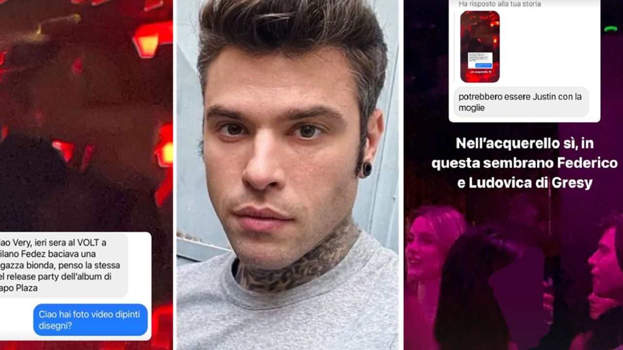 Fedez e il presunto bacio con Ludovica Di Gresy