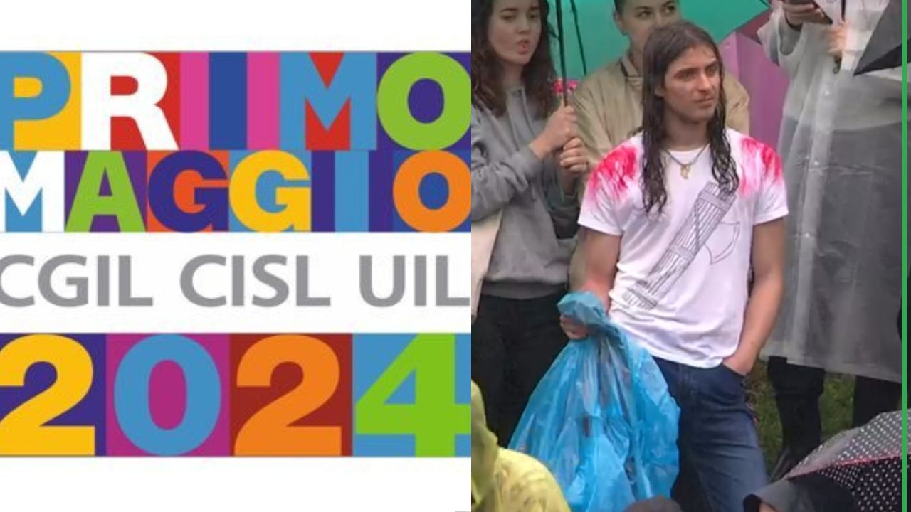 Fascio Littorio inquadrato ripetutamente su Rai 3 durante il concertone del Primo Maggio