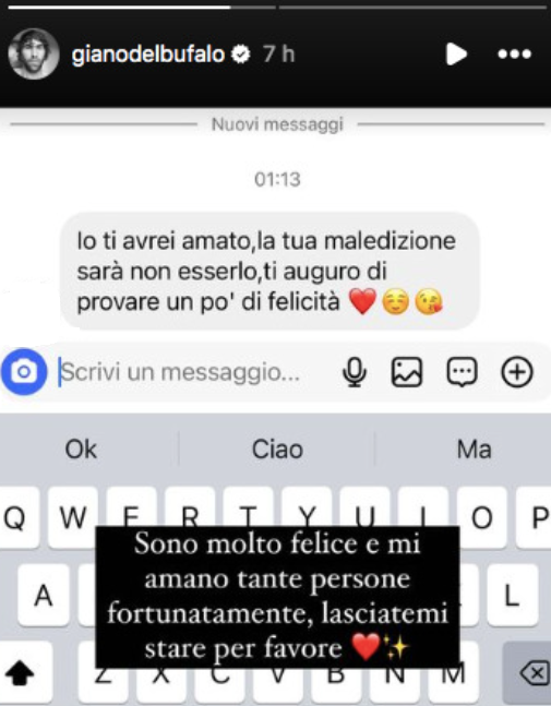 Giano Del Bufalo risponde a una fan