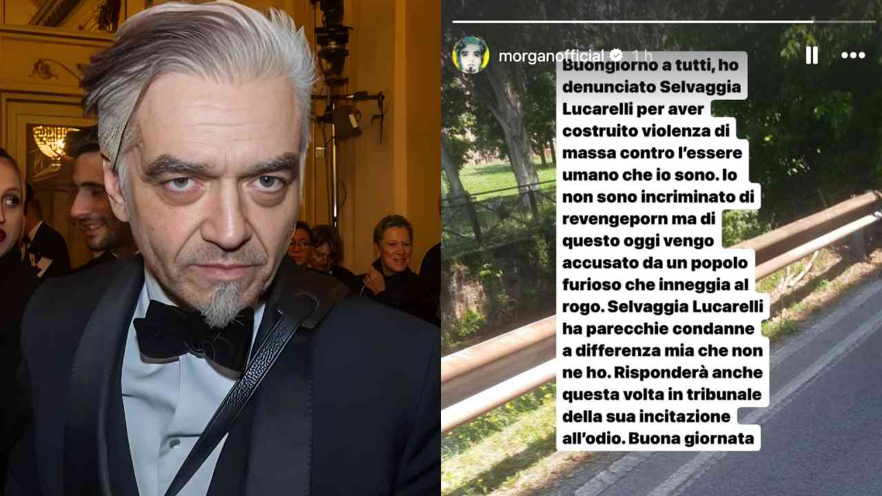 Morgan denuncia selvaggia lucarelli