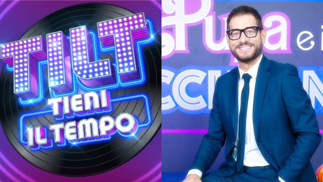 Enrico Papi conduce Tilt su Italia Uno programma scongelato da Mediaset dopo 9 mesi