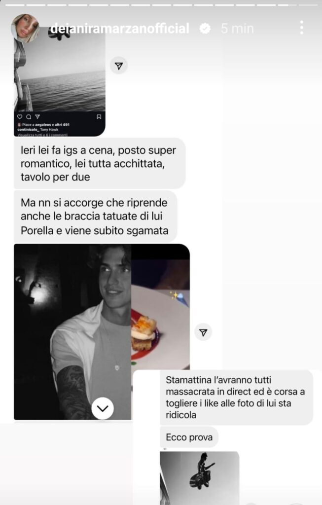 Segnalazione sul nuovo flirt di Anita Olivieri