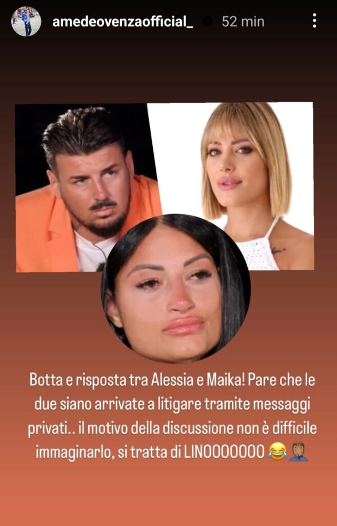 Segnalazione lite Maika ed Alessia