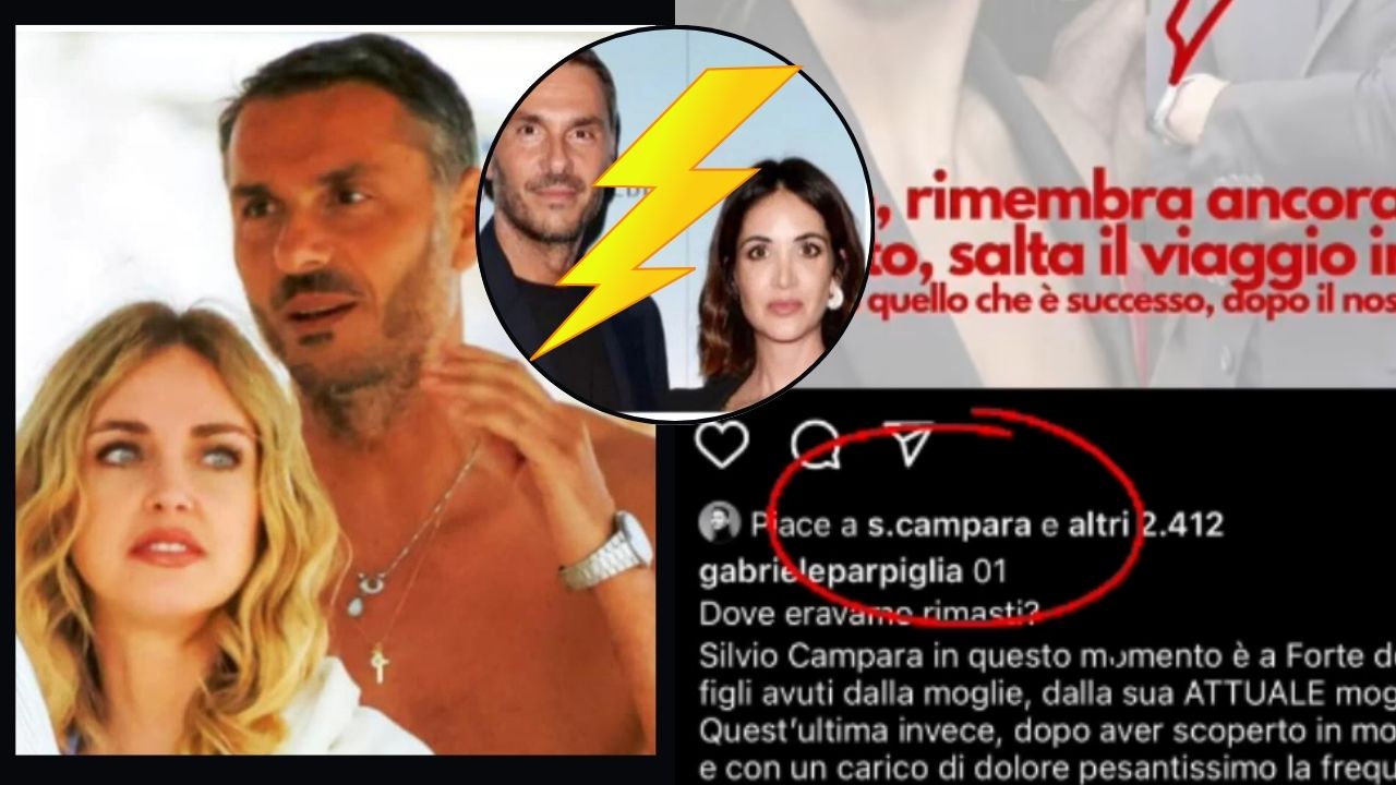 Silvio Campara mette like ad un post di Parpiglia e poi lo cancella