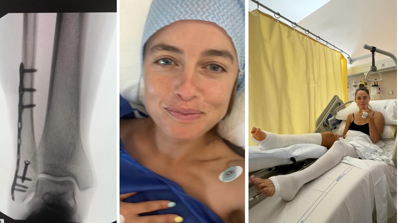 Matilde Gioli letto ospedale