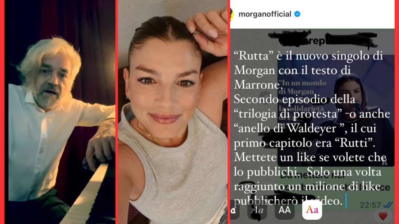 Morgan provoca Emma marrone con un post su Instagram