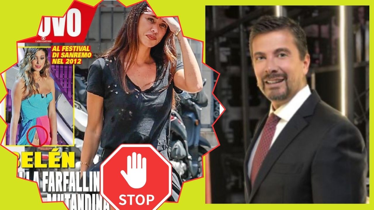 Signoretti e la nuova copertina di nuovo con Belen in mutande