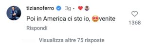 Tiziano Ferro invita Gerardina Trovato in America