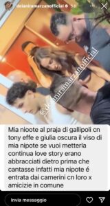 giulia de lellis beccata con tony effe