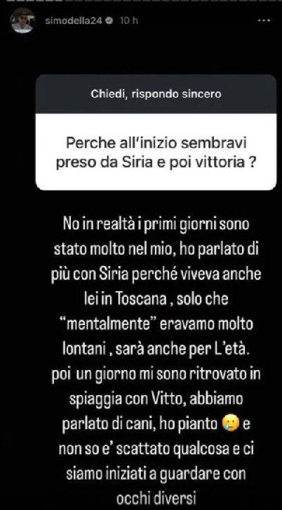 Simone parla di Siria