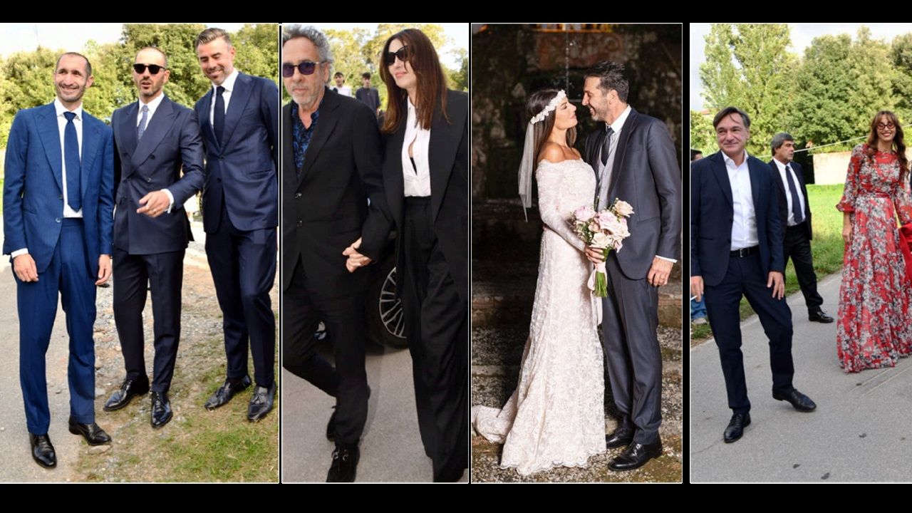 Look matrimonio Ilaria D'Amico e Gigi Buffon