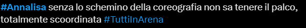 Commento Annalisa Tutti In Arena