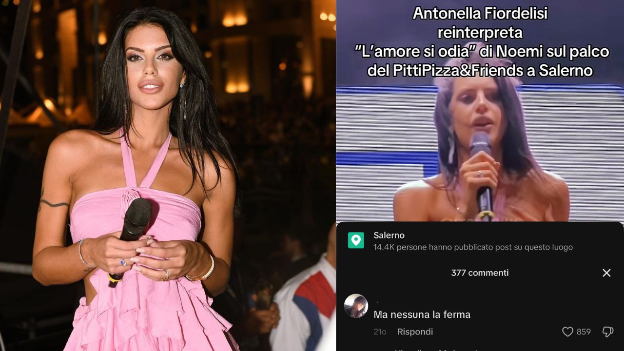 Antonella Fiordelisi criticata su TikTok per la sua cover di Noemi