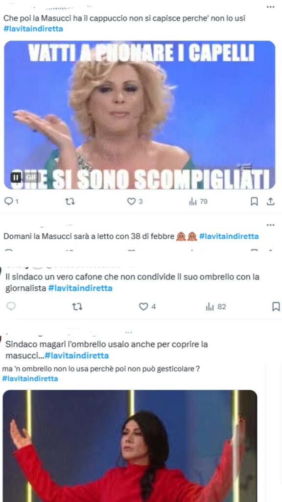 commenti x la vita in diretta