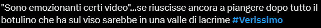 Il web commenta Gianni Sperti a Verissimo