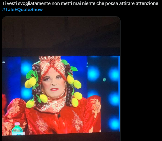 Il web commenta il look di Cristiano Malgioglio a Tale E Quale Show