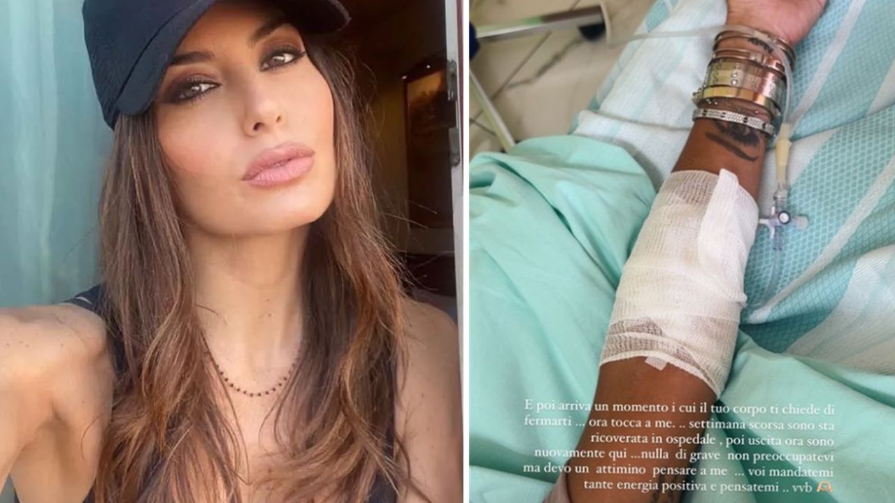 Elisabetta Gregoraci ricoverata in ospedale