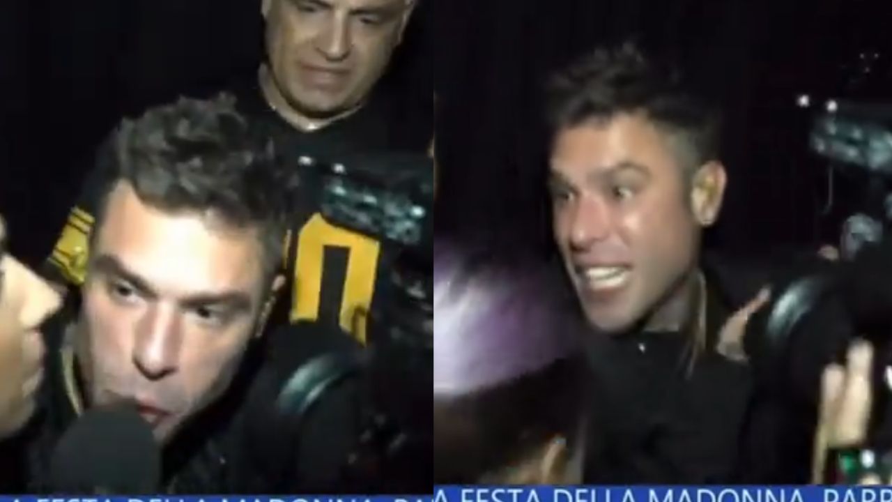 fedez sbrocca a la vita in diretta