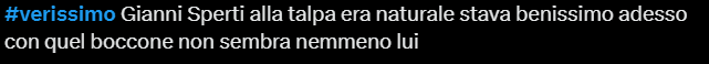 Il web commenta Gianni Sperti a Verissimo