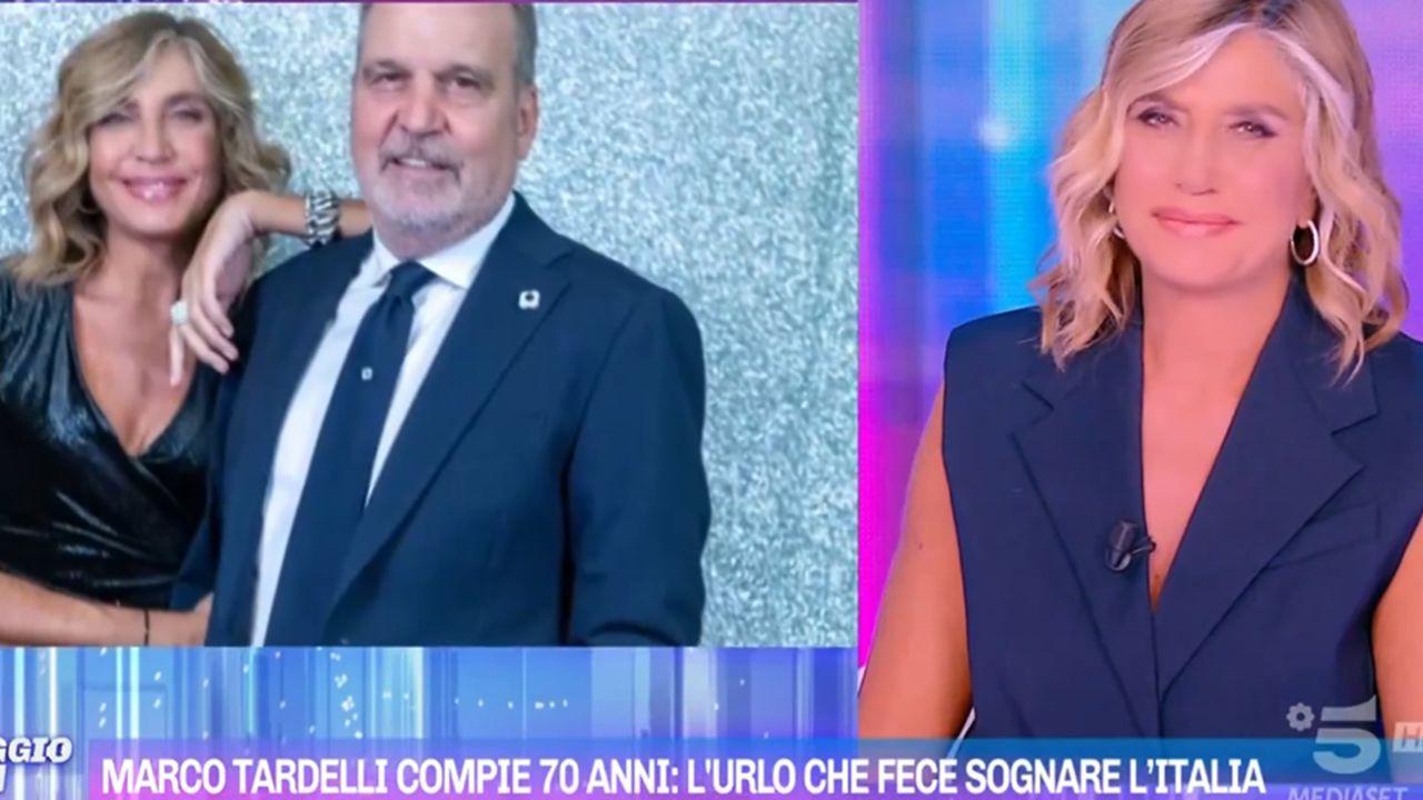 Myrta Merlino fa gli auguri al compagno Marco Tardelli