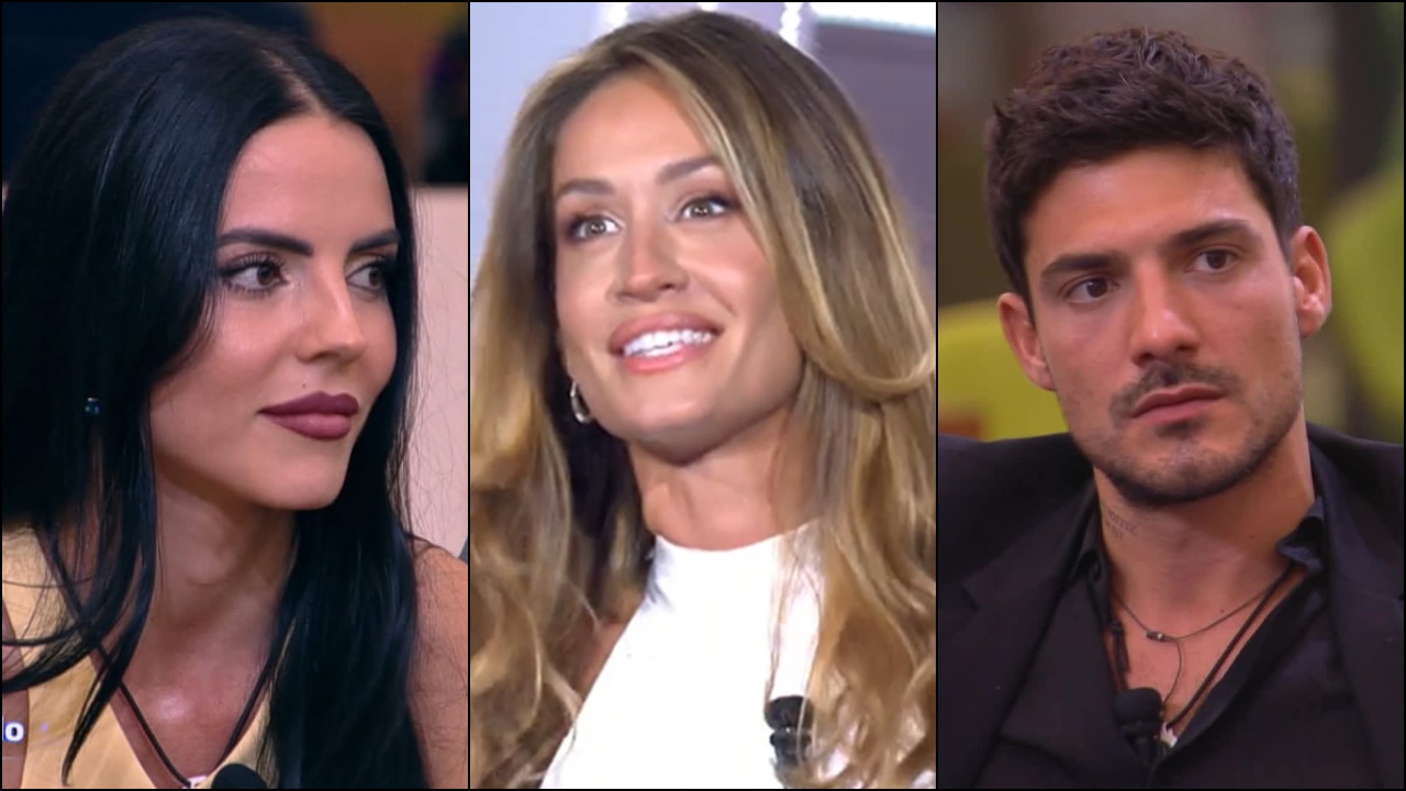 Shaila Gatta, Helena Prestes e Lorenzo Spolverato al Grande Fratello