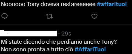 Il web commenta la puntata di Affari Tuoi