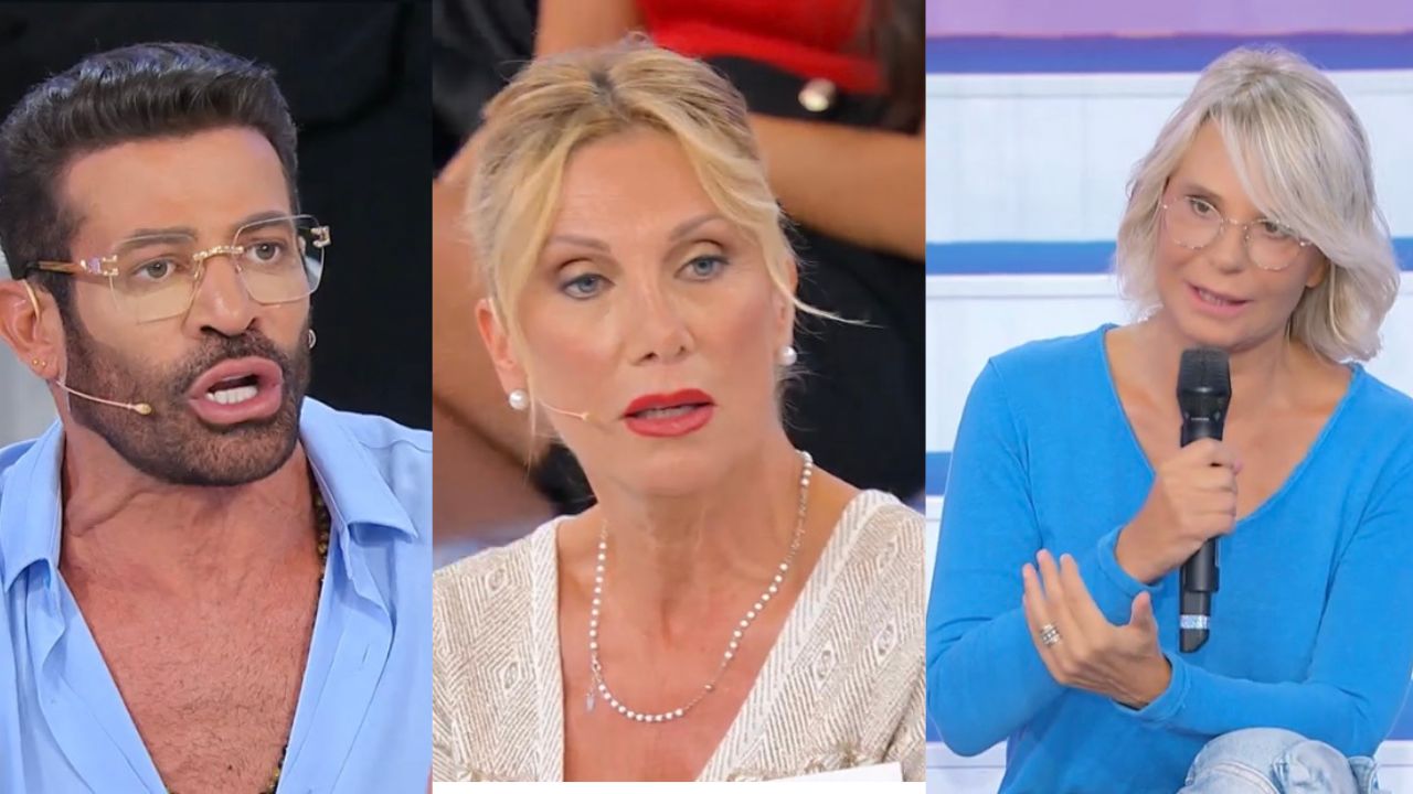 gianni, sabrina e maria de filippi a ued