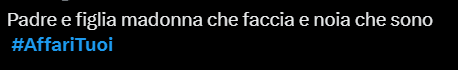 Il web commenta la puntata di Affari Tuoi