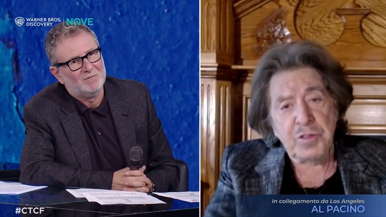 Al Pacino intervistato da Fabio Fazio a Che Tempo Che Fa