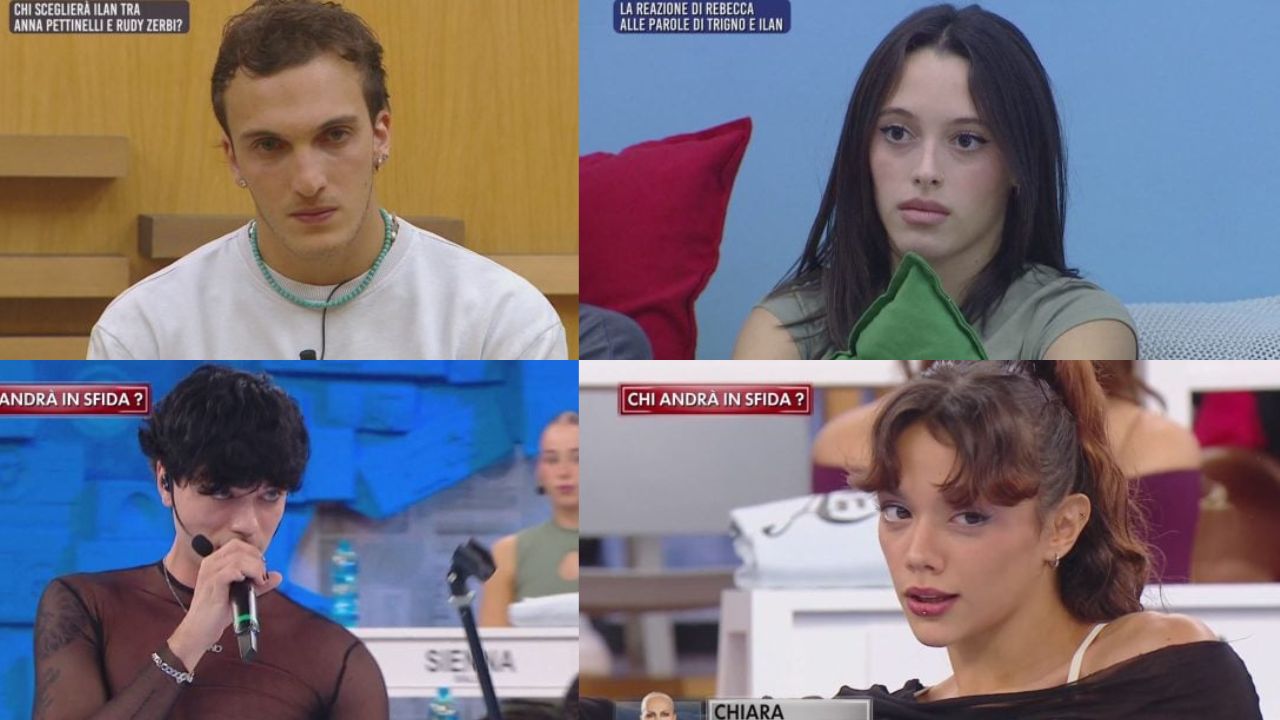 trigno, chiara, ilan e rebecca ad amici 24