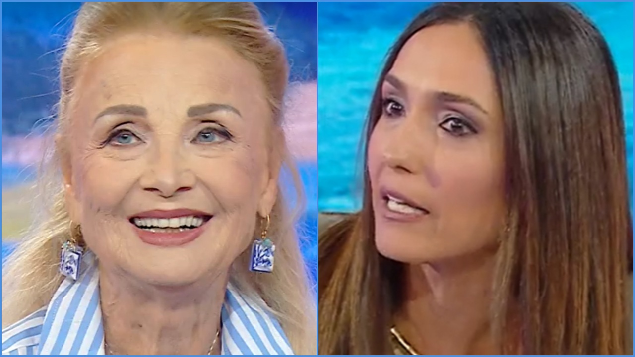 Caterina Balivo e Barbara Bouchet a La Volta Buona