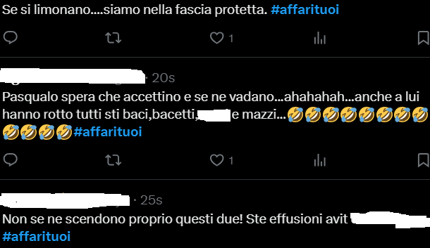 Il web commenta Affari Tuoi