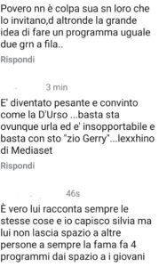 Polemica su Gerry Scotti a Verissimo