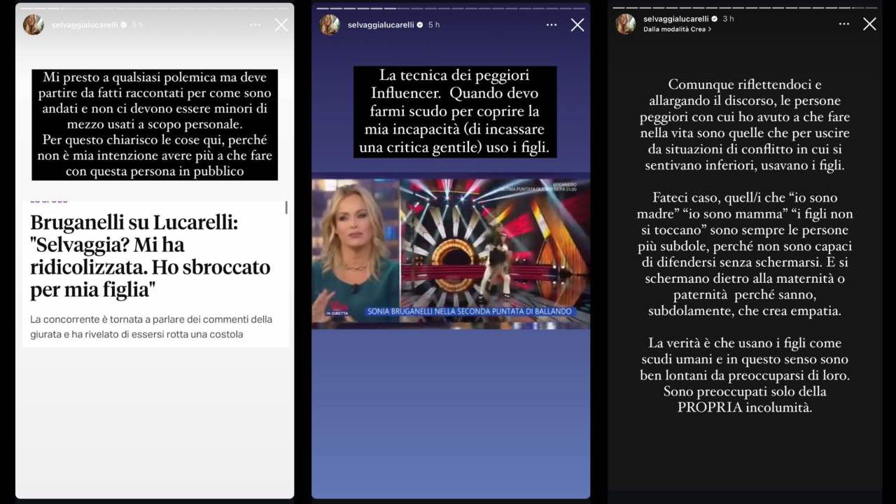 Replica di Selvaggia Lucarelli alle accuse di Sonia Bruganelli 