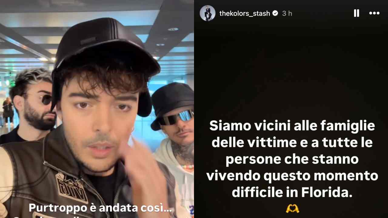 Stash, The Kolors - messaggio uragano Florida