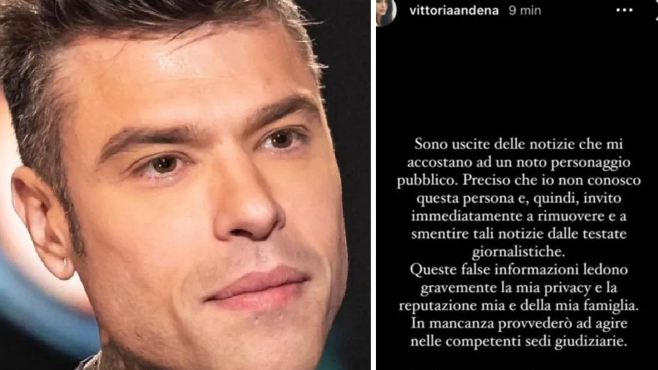 Vittoria Andena smentisce il presunto fidanzamento con Fedez