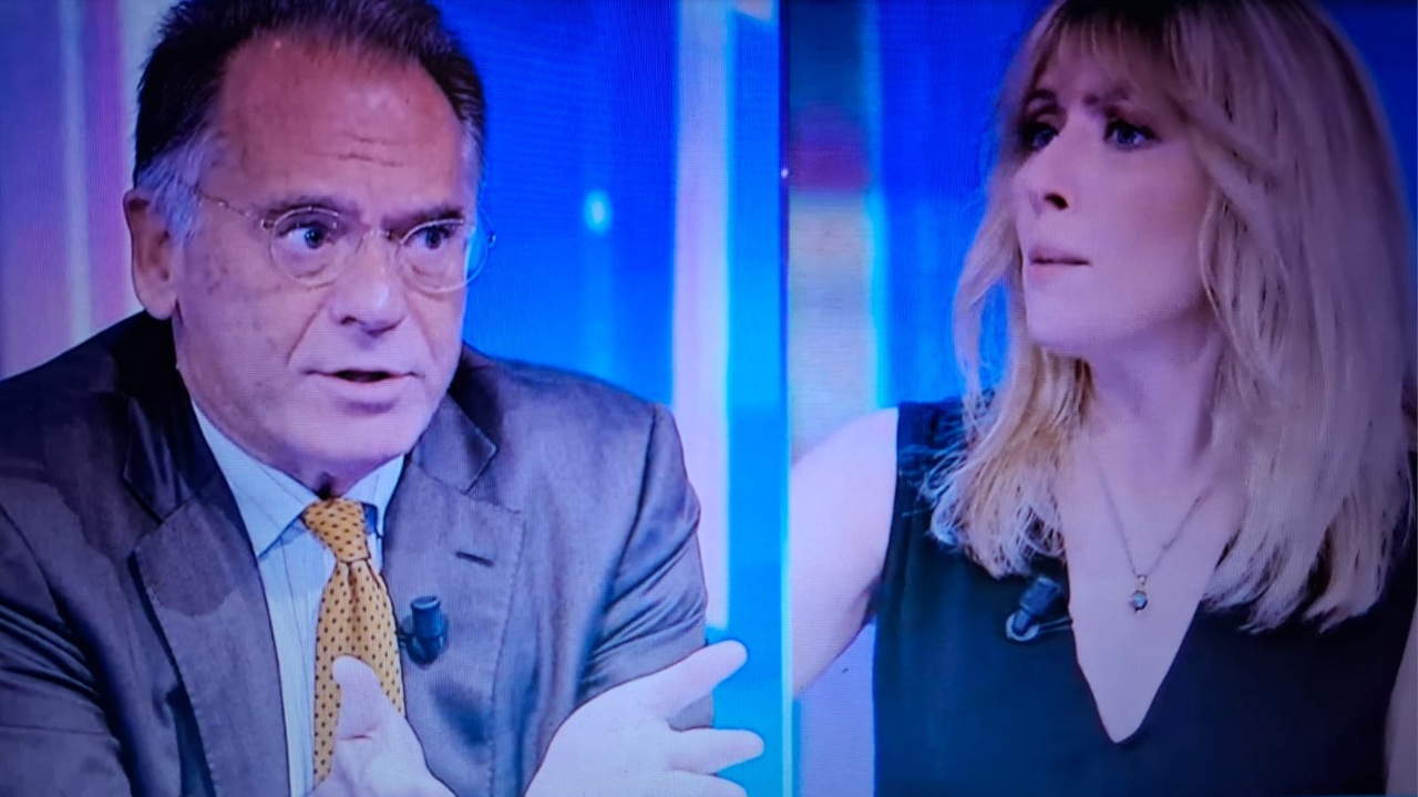 Alessandro Cecchi Paone e Loredana Cannata a Pomeriggio 5