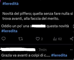 Il web commenta L'Eredità