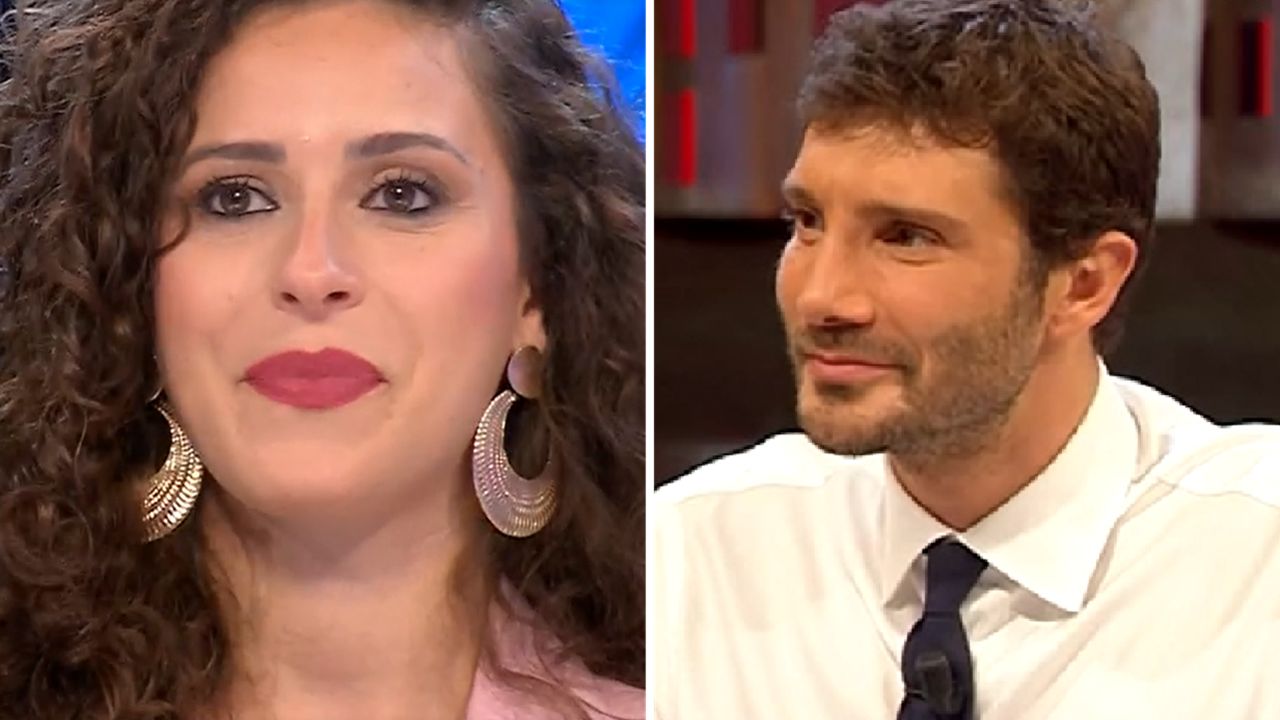 Stefano De Martino ad Affari Tuoi con la pacchista Rossella