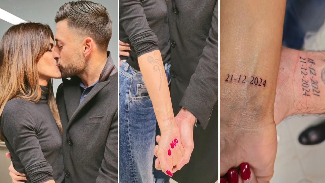 Bianca Guaccero Giovanni Pernice tattoo