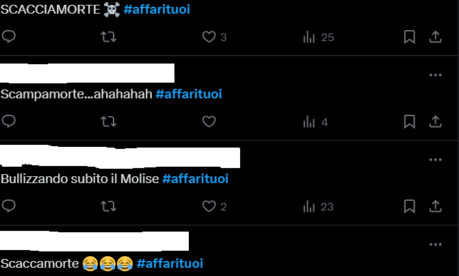 Commenti Scampamorte Affari Tuoi