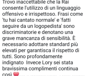 Commento Rettore su Errore