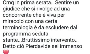 Commento Rettore su Errore