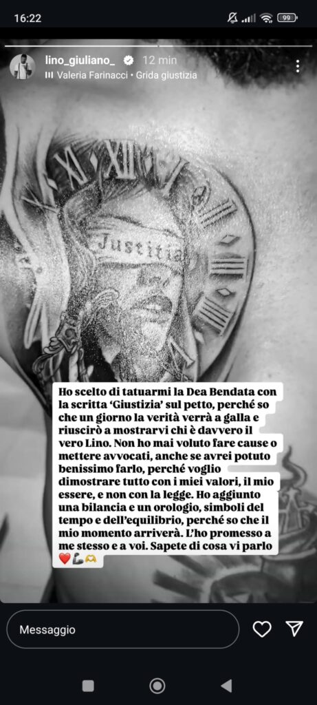 Tatuaggio Lino Giuliano 