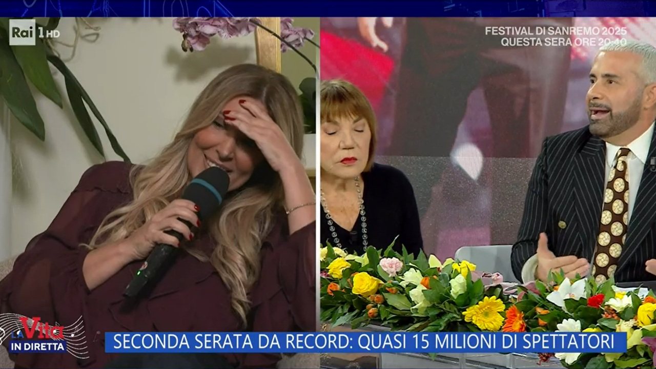 Selvaggia Lucarelli La vita in diretta, fuorionda