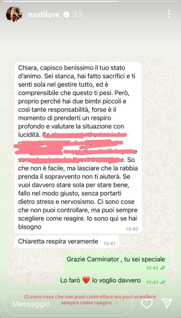 Chiara Nasti storia