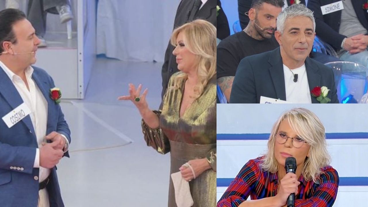 tina, cosimo, maria de filippi e giuseppe a uomini e donne